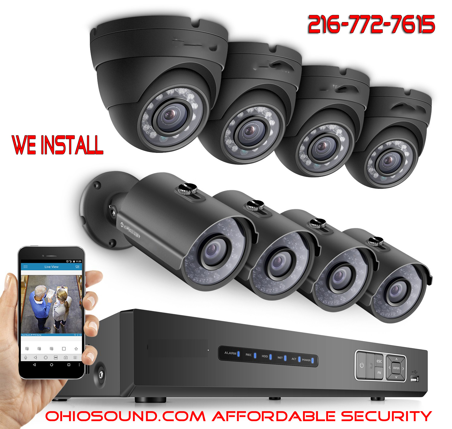 Small business security camera system Cleveland OH
